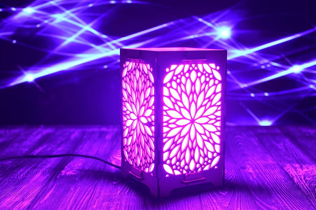 Long Distance Lamp with Flower for family and friends Tactus store